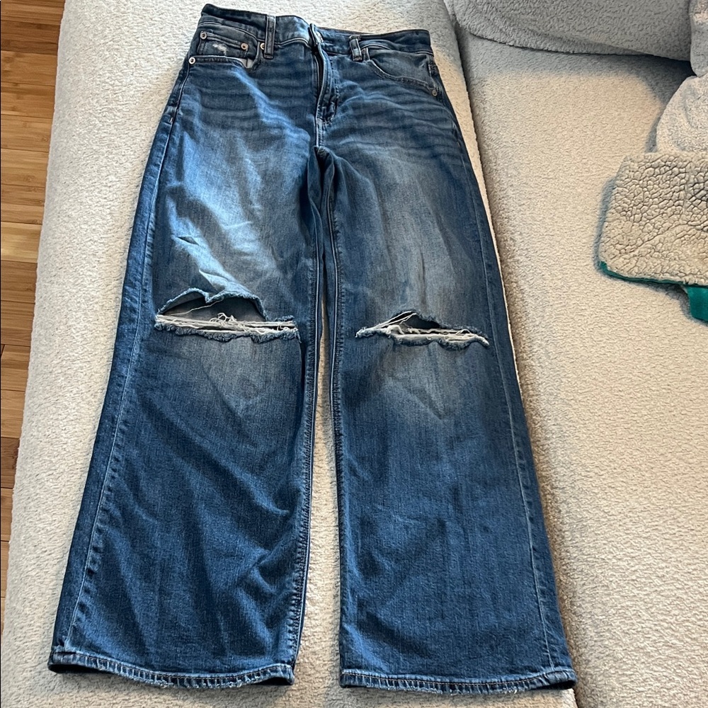 American Eagle Outfitters Dark Blue Flare Jeans